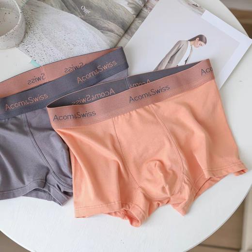 4条组合装260斤可穿纯棉男士内裤男纯棉加大码石墨烯抑菌裆无痕平角男内裤 商品图3