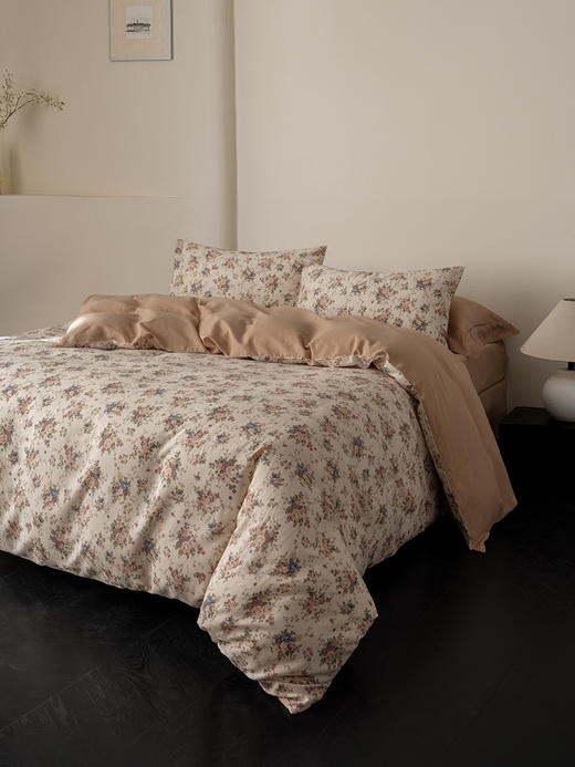 佳丽斯四件套100全棉纯棉双层纱四件套床单被套主卧 商品图5