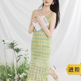 苏苏姐家简简背心/吊带裙手工diy编织钩针蕾丝线毛线团自制材料包