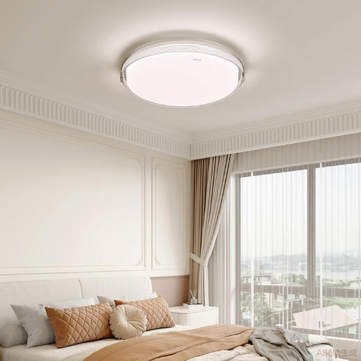 欧普（OPPLE）led吸顶灯具家用圆形卧室灯儿童现代简约馨房间灯品澈 商品图4