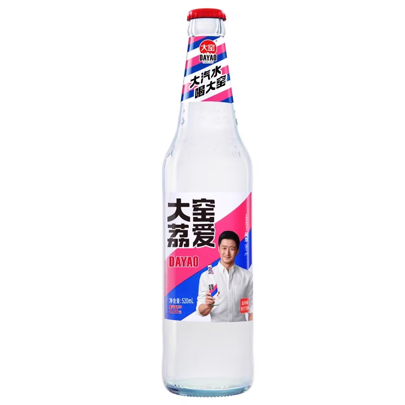 大窑荔爱荔枝味果汁汽水480mL（6974800841887）