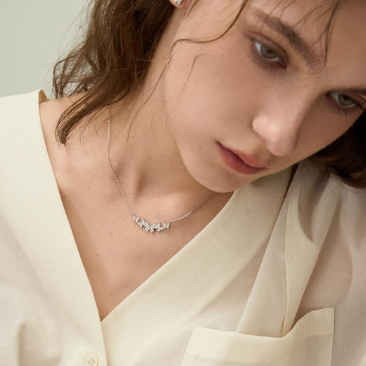 ARSIS银饰｜幸运符号系列 星悦蝴蝶微笑项链 商品图4