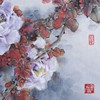 叶泉《紫月季》国画原作45CM*45CM 手绘宣纸花卉作品 商品缩略图3