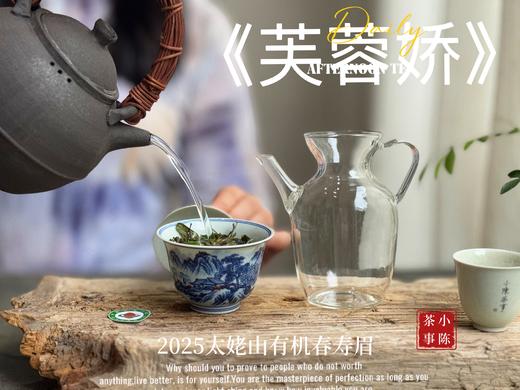【新茶来了】2025有机春寿眉《芙蓉娇》、甜花香深遂得像一条花香遂道一般，漫长而幽深（80克）！ 商品图7