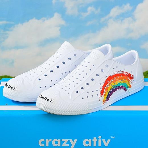【不一样的洞洞鞋 透气易清洁 通勤不尴尬】crazy ativ 2025新款夏季户外溯溪洞洞鞋 商品图3