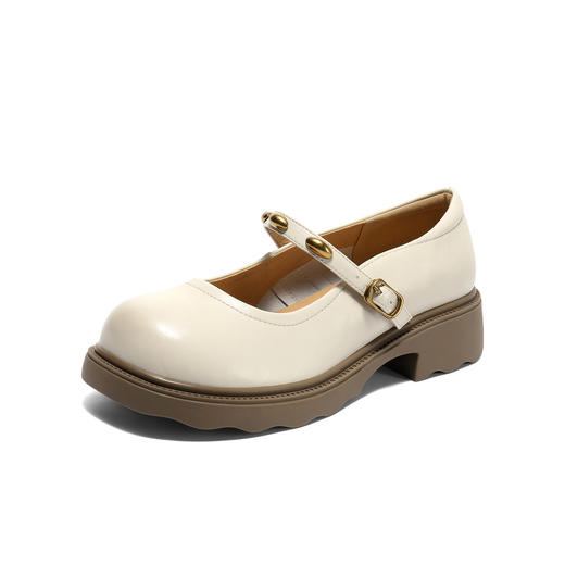 【云粉节】BF楼 森达小金豆玛丽珍鞋2025秋季新款时尚厚底浅口单鞋XQM01吊牌价799活动价299 商品图3