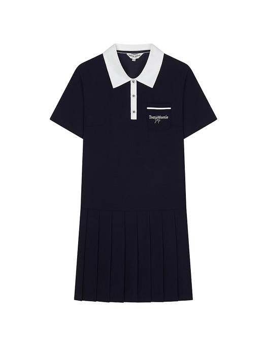 Teenie Weenie小熊字母连衣裙女夏季女短裙TTOW252510T 商品图0