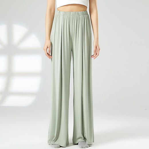 百媚生 四季裤中国舞蹈练功服女舞蹈裤古典舞蹈练功裤阔腿裤K8748 商品图2