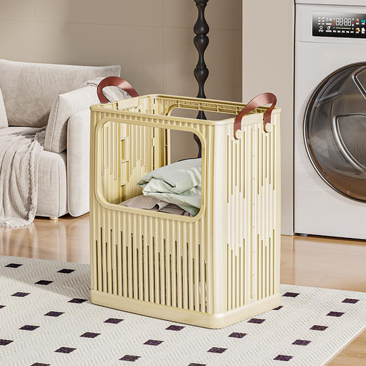 【脏衣篓家用可折叠脏衣篮】大容量塑料洗衣篮 卫生间浴室脏衣服收纳筐  商品图6