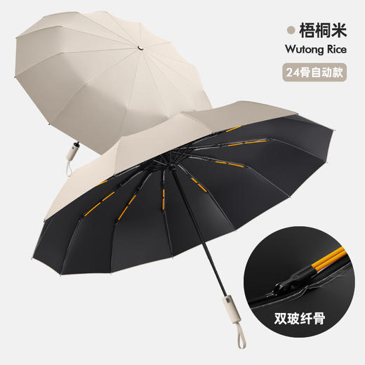 【32骨黑科技伞🔥】防风抗雨又遮阳，UPF50+全能守护，全自动防紫外线折叠伞轻奢太阳伞，晴雨两用高颜值必备！☂️ 商品图11