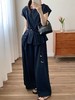 套装【韩系2025】2535棉麻飞飞袖上衣➕阔腿裤两件套-喜出 商品缩略图4