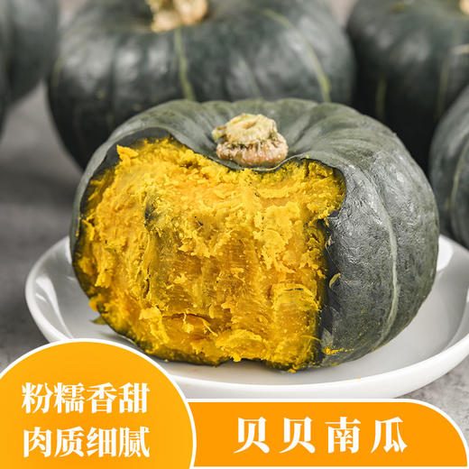 【贝贝南瓜】粉糯不腻 浓浓板栗香味 粉糯度较好 适中而不噎口 商品图1