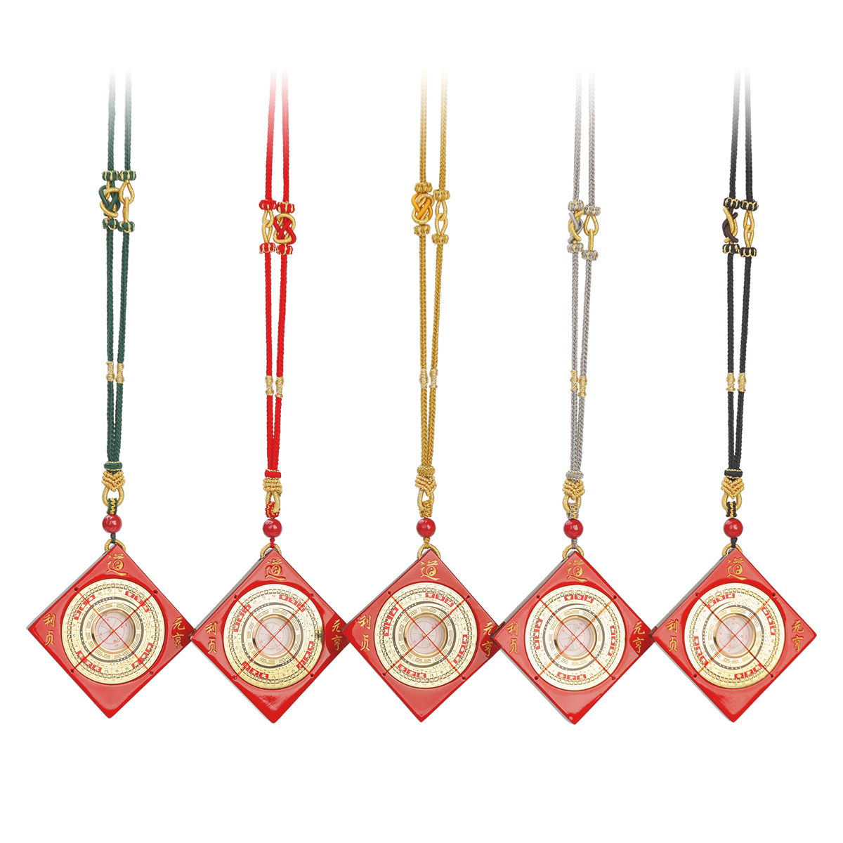 五行绳结 喜气小罗盘