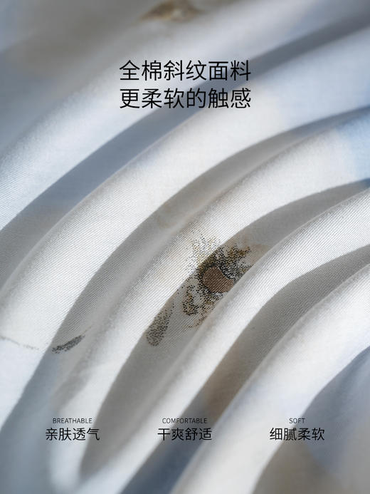 佳丽斯四件套100全棉纯棉四件套床单被套主卧印花亲肤软糯 商品图3