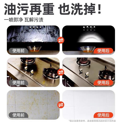 净狮 家用重油污清洁剂500ml/瓶 商品图3