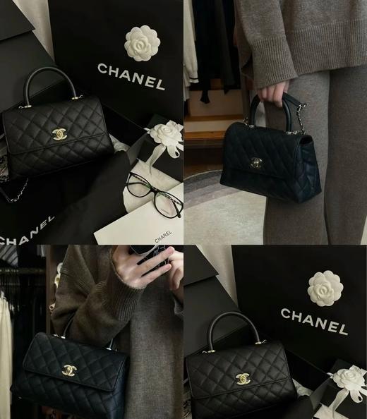 代工厂升级版COCO黑珍珠鱼子酱纯皮包 商品图5