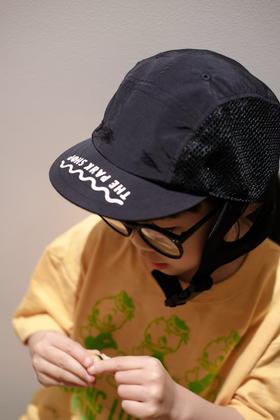 2025夏季新款！日系儿童水陆两用下巴固定扣脖遮阳帘网眼速干遮阳帽！