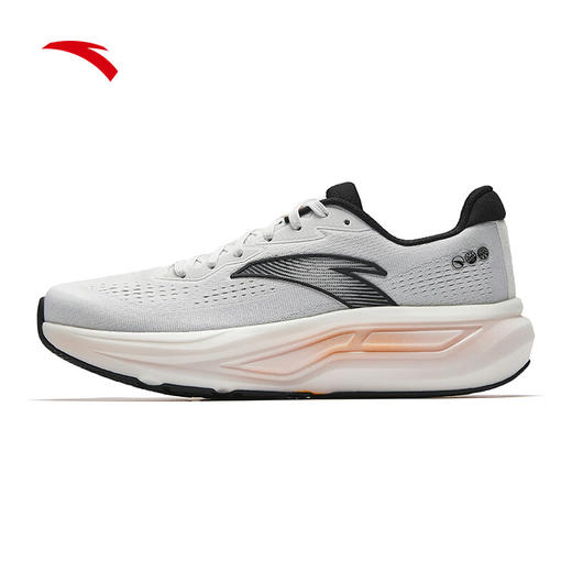 安踏创跑6代丨男鞋氮科技缓震回弹跑步鞋子男耐磨路跑运动鞋112535555 商品图8