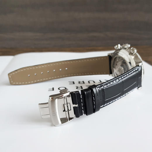 【95新】Baume & Mercier 名士卡普蓝系列MOA10006自动机械机芯44MM（男款）日期显示、飞返计时280525TJ37 商品图5