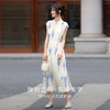 【专属特价】熙世界新中式国风晕染连衣裙女2025年夏季新款高级感改良旗袍裙子 商品缩略图2