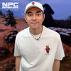 NPC潮牌【索罗娜】喝茶小熊数码印花短袖T恤男定制织标凉感NP52TE10 商品缩略图0