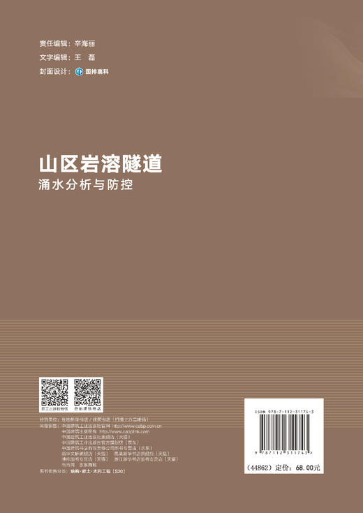 山区岩溶隧道涌水分析与防控 商品图1