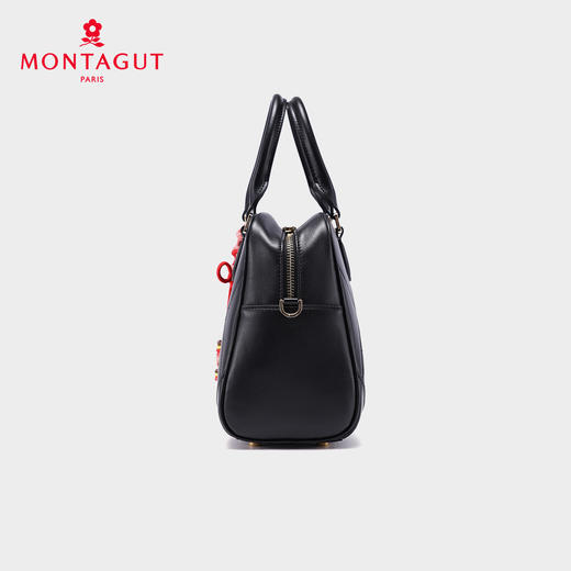 梦特娇女士时尚手提包精致女性斜挂包可爱单肩包真皮女包 商品图2