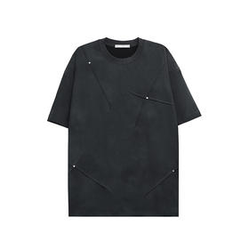 【新品上新】HX 夏季圆领短袖纯棉T恤宽松C102520109101/02