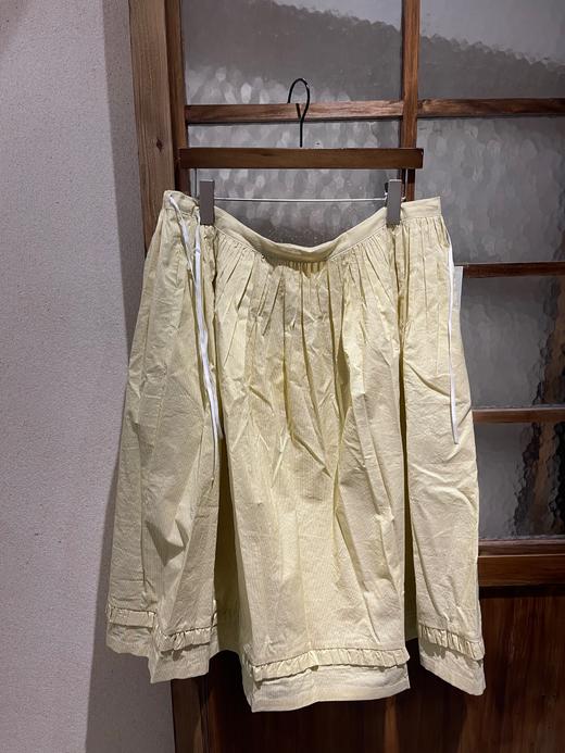 apuntob 丝棉混纺褶皱饰裙摆半身裙 商品图4