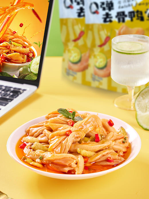 【小胡鸭】Q弹去骨鸭掌(泰式风味)·休闲追剧·爽脆弹牙·酸辣开胃·解馋必备 商品图5