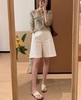 百慕老钱风后松紧微阔腿天丝亚麻显瘦五分中裤 商品缩略图13