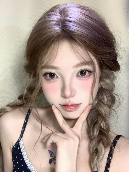 <月抛大直径>-EALLAGIRL月抛-奶糊糊棕-14.5mm【月抛 0-800度 不含525/575】 商品图4