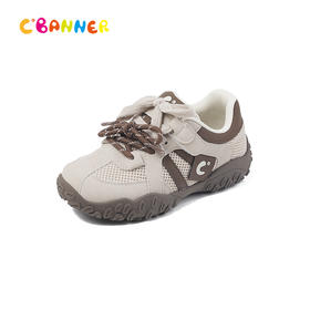 千百度2025秋季混搭双鞋带童趣配色运动鞋童鞋A25425704