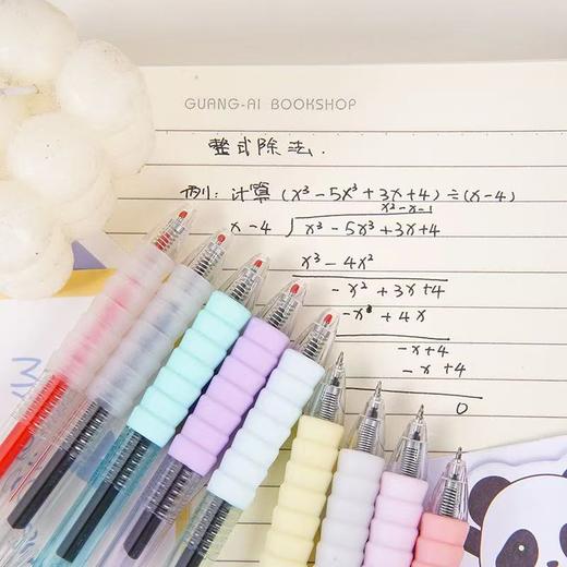 【超值十支装！送20支笔芯】云握刷题神器彩色学生高颜值彩色按动中性笔st按动笔跳色水笔。ry 商品图2