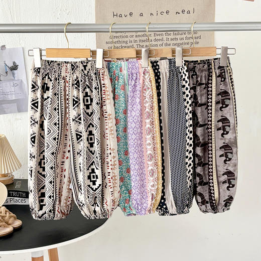 39.9到手2条！！【喜林贝尔-夏季潮童防蚊裤】💨波西米亚风-混合吉普赛民俗元素的自由风格❗ 商品图5