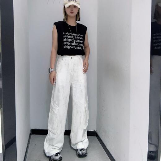 NY扎染工装牛仔长裤50410 夏季 166152626600 商品图0