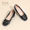 真皮妈妈鞋中老年皮鞋2025春秋新款舒适软底不累脚轻便单鞋子5Q5009-30 商品缩略图0