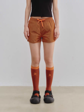 Evistub/E-5CDK063/夏日金属尼龙运动短裤女