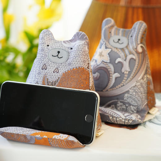 阿曼系列小熊手机支架小车载桌面落地通用便携懒人可爱高端女生新款 商品图0