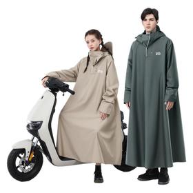 【雨季必备】升级加厚加长款连体雨衣，360°全方位防护，骑车再也不怕淋湿啦！电动车电瓶车雨衣 加厚加長连体成人摩托车自行车雨披！