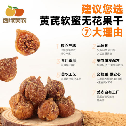 【FX】西域美农 颐枝蜜黄芪软蜜无花果干 柔软香甜 商品图2
