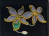 盘扣胸针 玉簪花 商品缩略图0