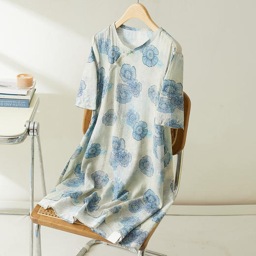 馥迦新中式国风连衣裙 商品图3