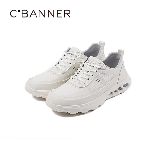 千百度秋季商务休闲鞋牛皮革脚垫通勤会议通用男鞋A25411233 商品图5