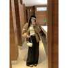 EKOOL衣库 美拉德系复古格子外套女春秋宽松显瘦拉链开衫立领上衣 商品缩略图3