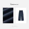 COCO ZONE 刘一一 “小蓝布裤”时尚新款纯色直筒休闲裤ACD2A0258 商品缩略图4