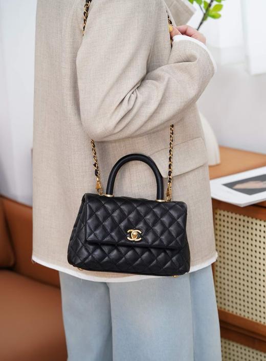 代工厂升级版COCO黑珍珠鱼子酱纯皮包 商品图10