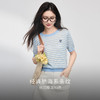 【五折购】熙世界莱赛尔条纹针织衫女夏季薄款航海系短袖圆领上衣2025年新款 商品缩略图2