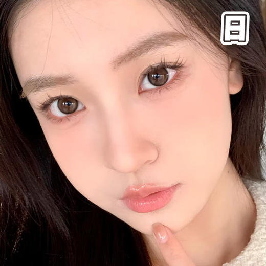 #斑比鹿 棕 14.2mm 8.5基弧【10片装】国产镜片 / 日抛 商品图3