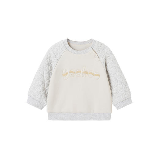 【商场同款】英氏男童卫衣长袖上衣秋冬款保暖绒衫新款 商品图4